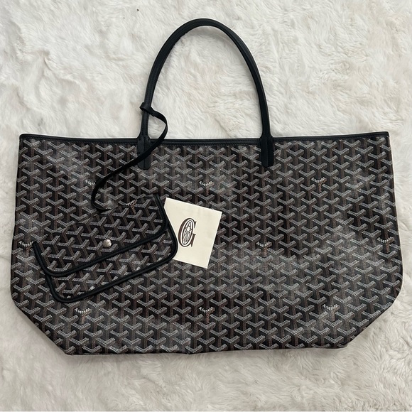 Goyard Goyardine Saint Louis GM w/ Pouch - Picture 7 of 13
